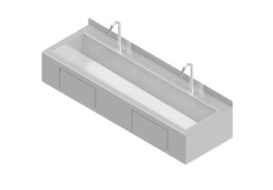 2 STATION HAND WASH BASIN W/M